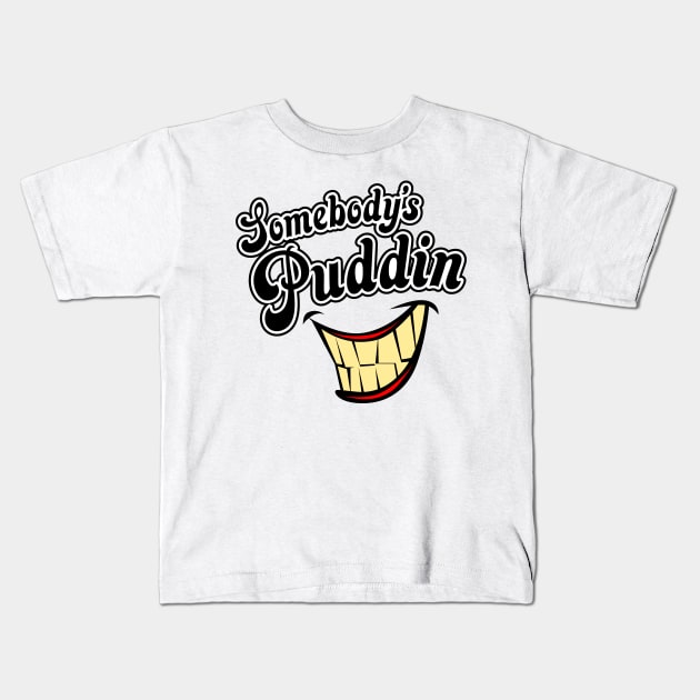 Somebody's Puddin - Mr. J Kids T-Shirt by MiTs